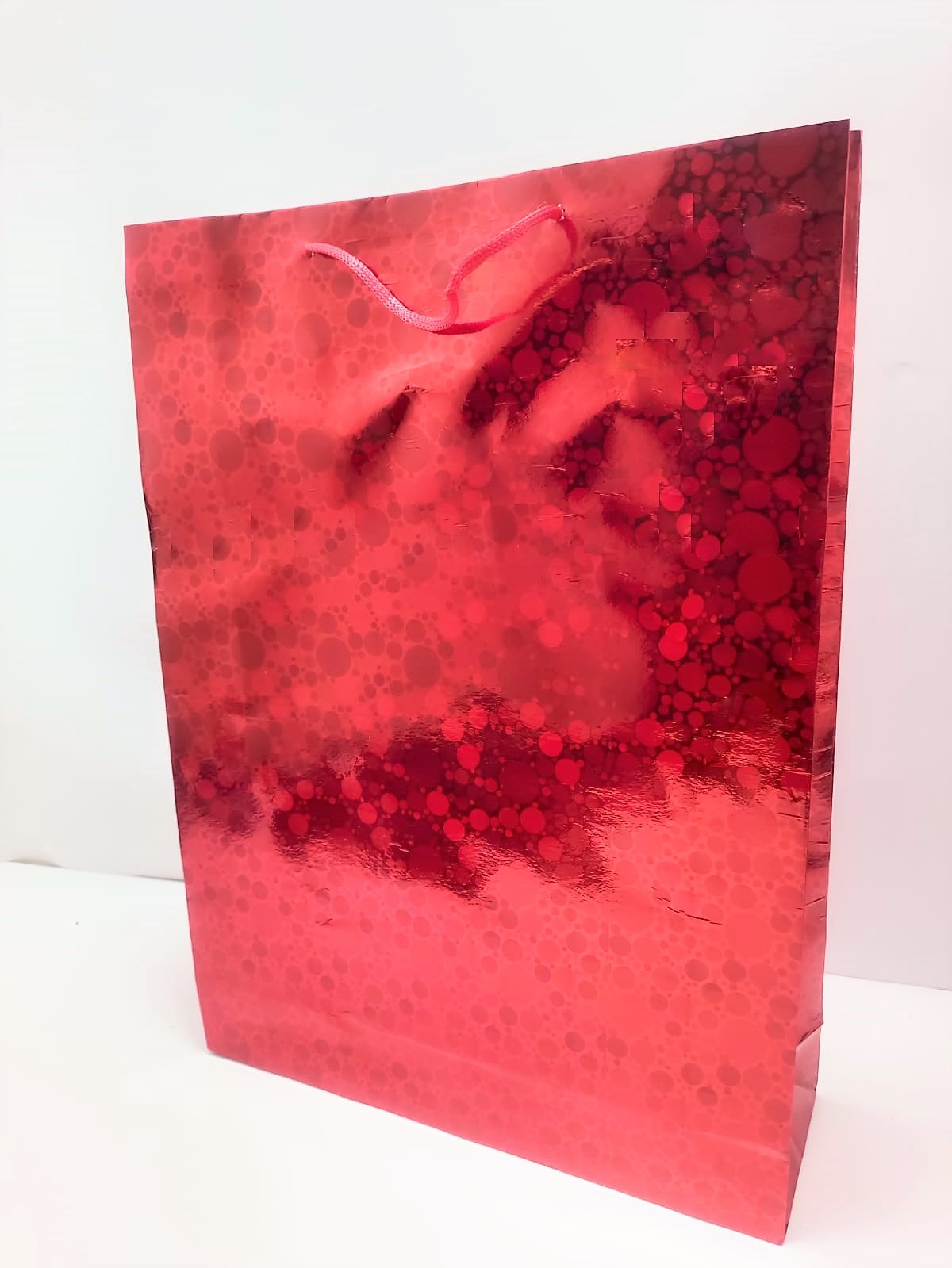 Bolsa tornasol rojo