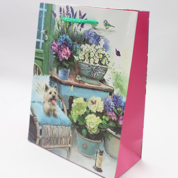 Bolsa regalo estampada talla l estampad