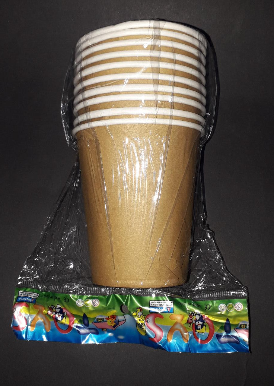 Vaso dorado mate x 10 7 onz