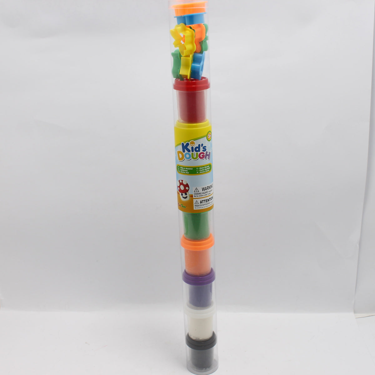 Set plastilina tarro x8 colores mas mol