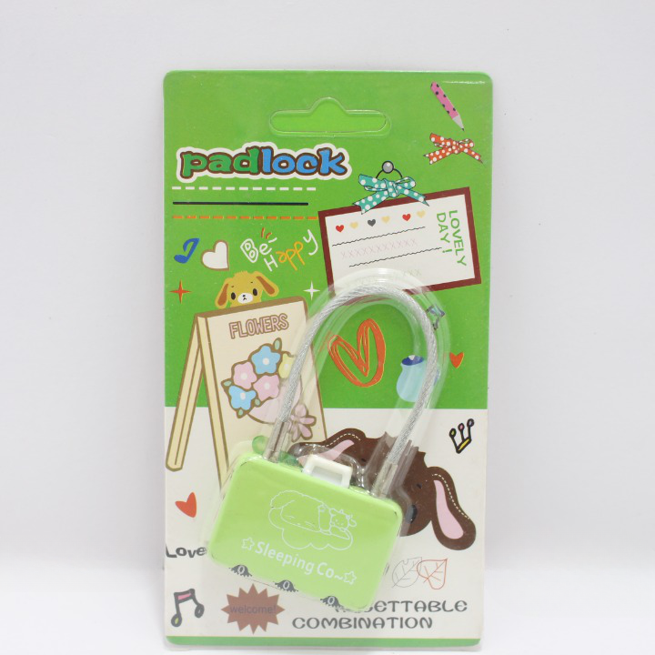 Candado con combinacion forma maletin c