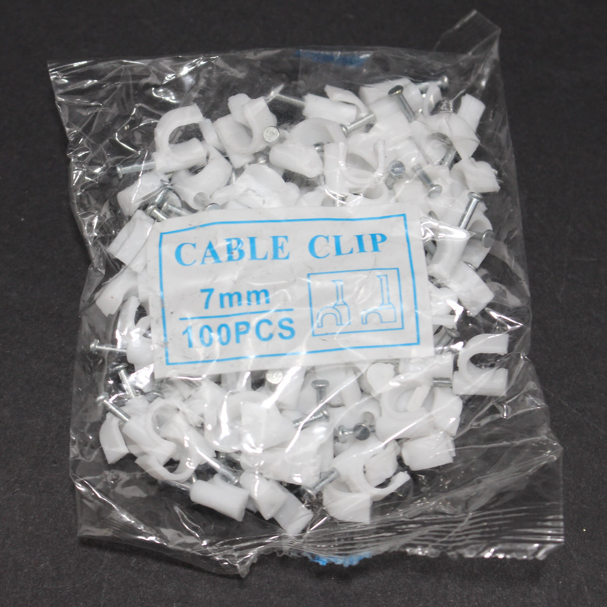 Grapa para cable 7mm