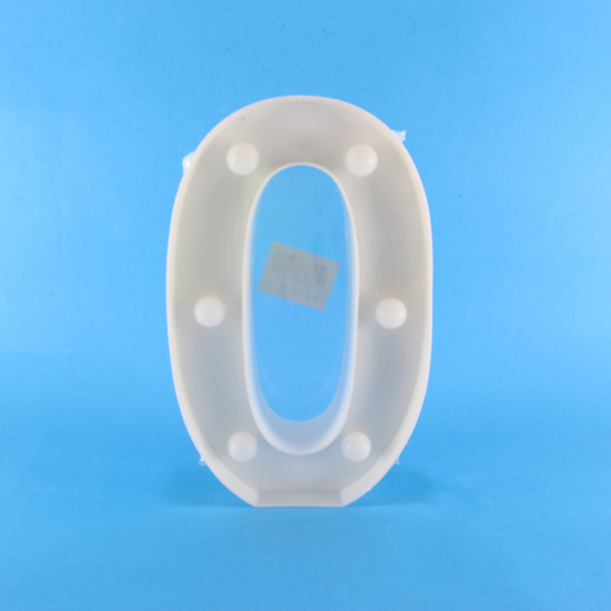 Numero Led (0) cero Cálida decorativo