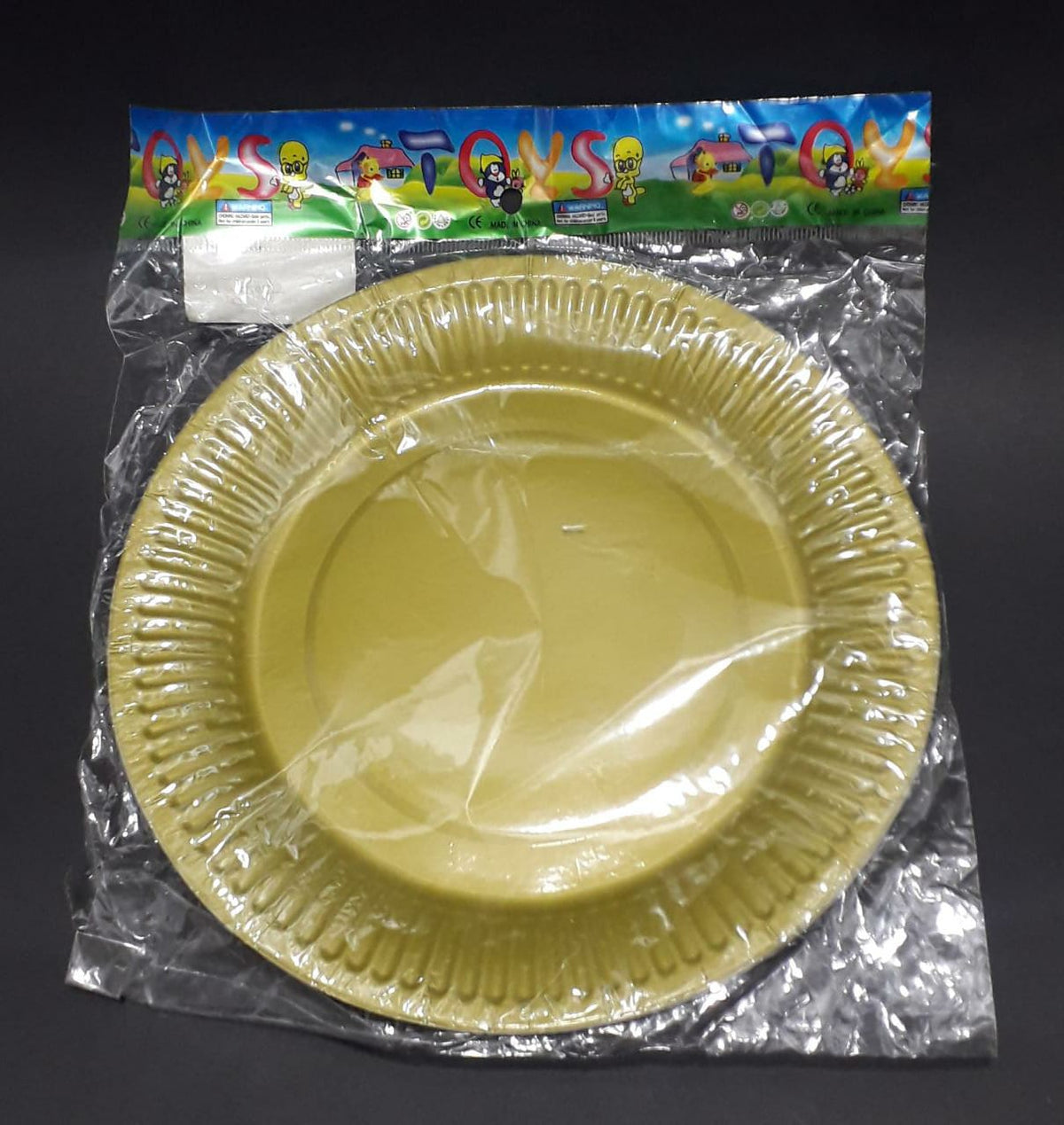 Plato borado mate bolsa 18cm