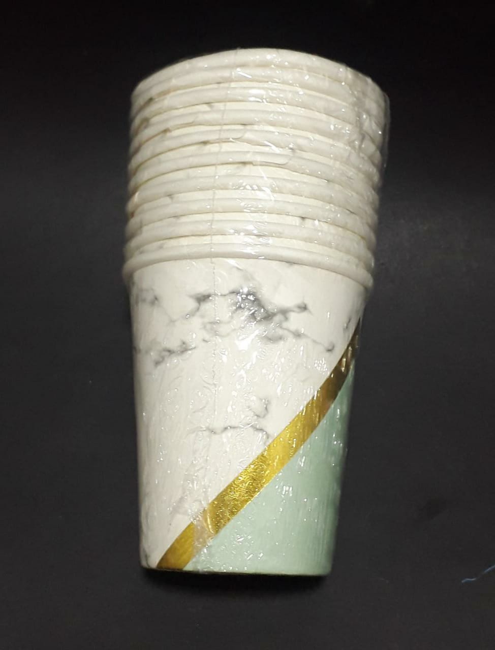 Vaso x 10 verde manzana blanco humo
