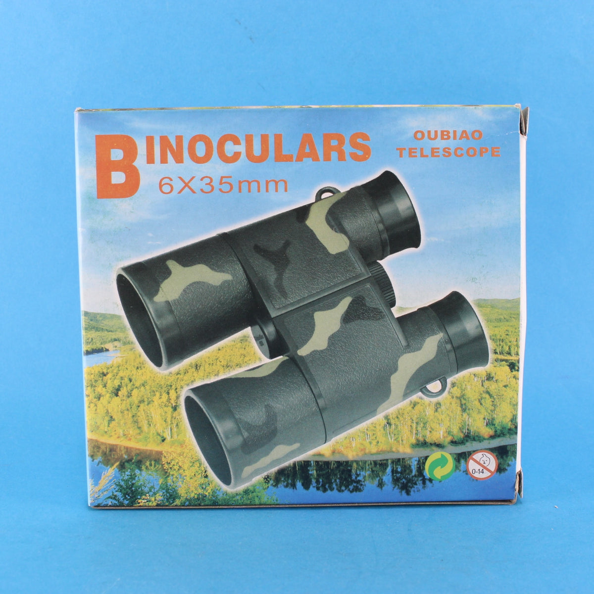 Binocular medidas 6x35mm de motivo mili
