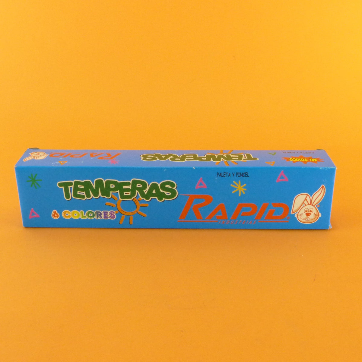 Tempera rapid x 6 colores con p.p.