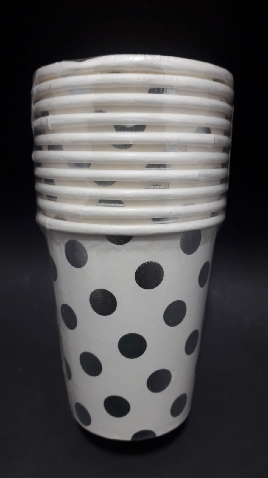 Vaso punto plateado 7onz