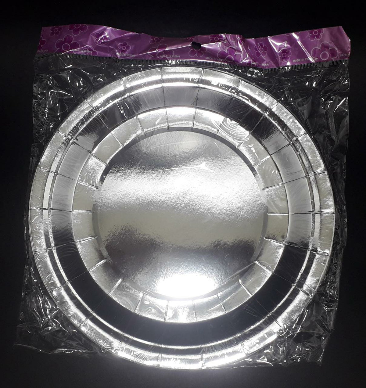 Plato plateado 23cm