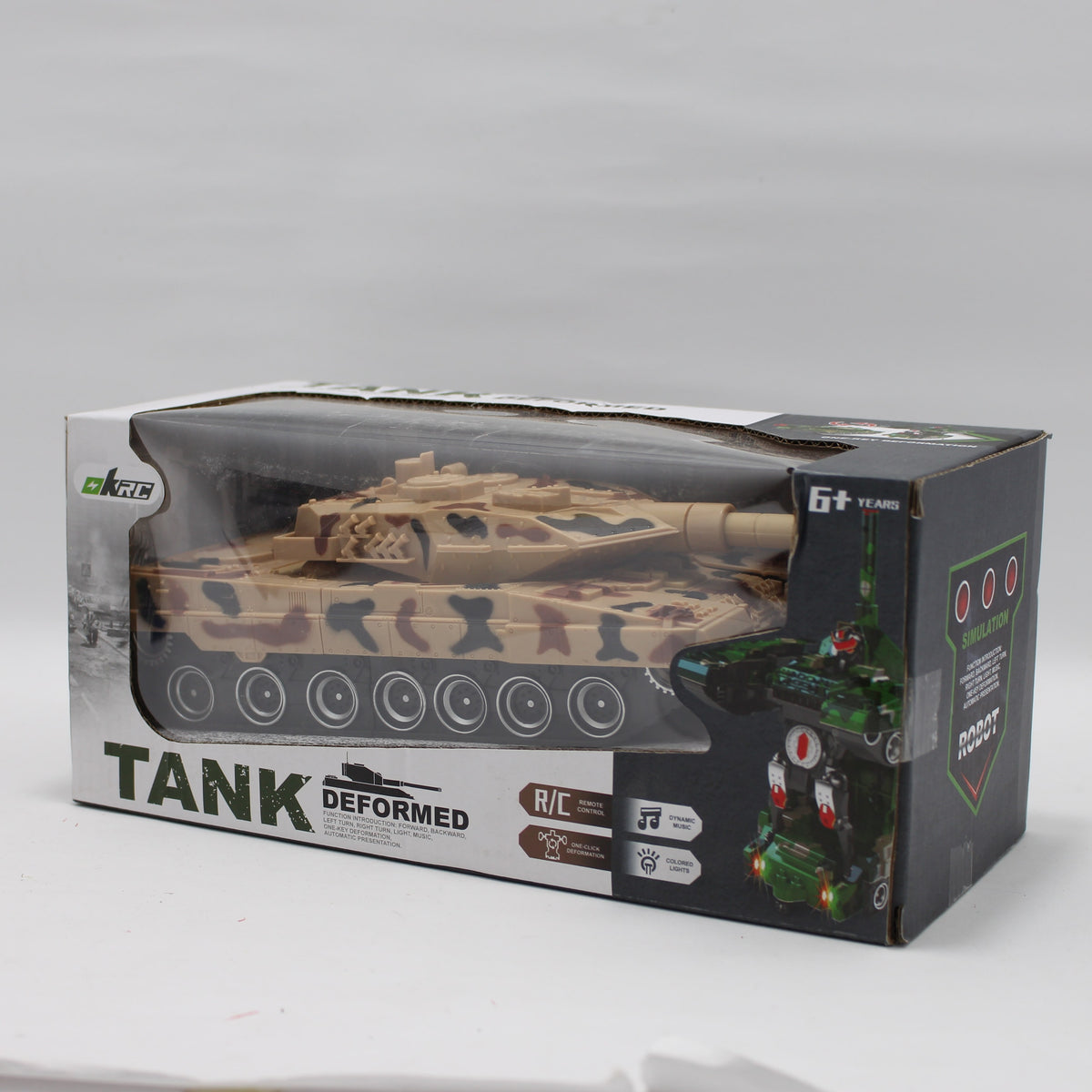 Tanque de guerra a control remoto