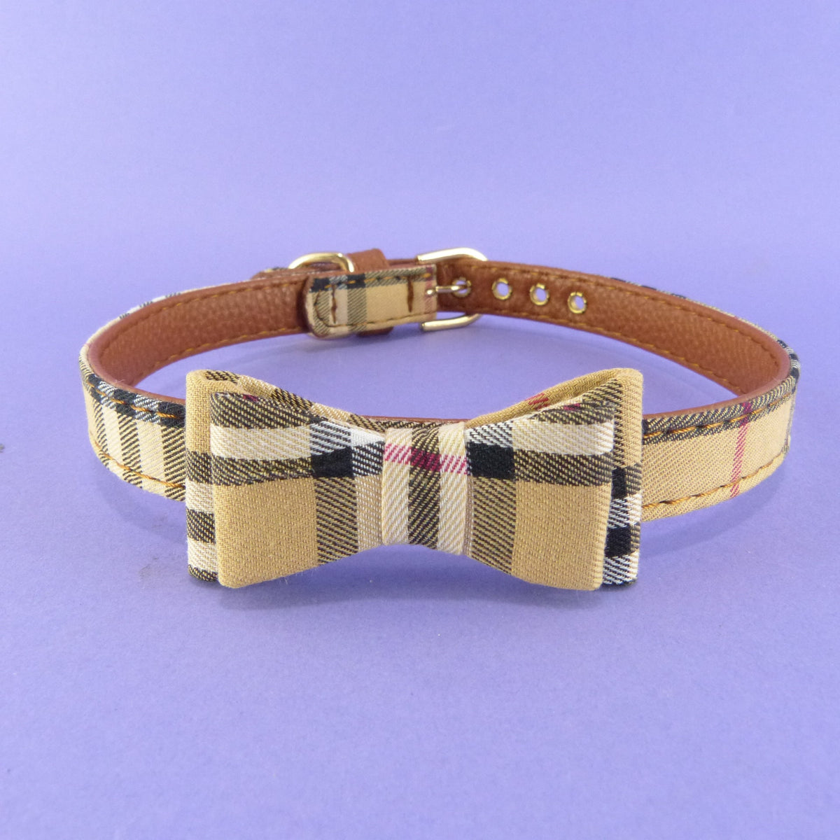Collar para mascota con moño talla L