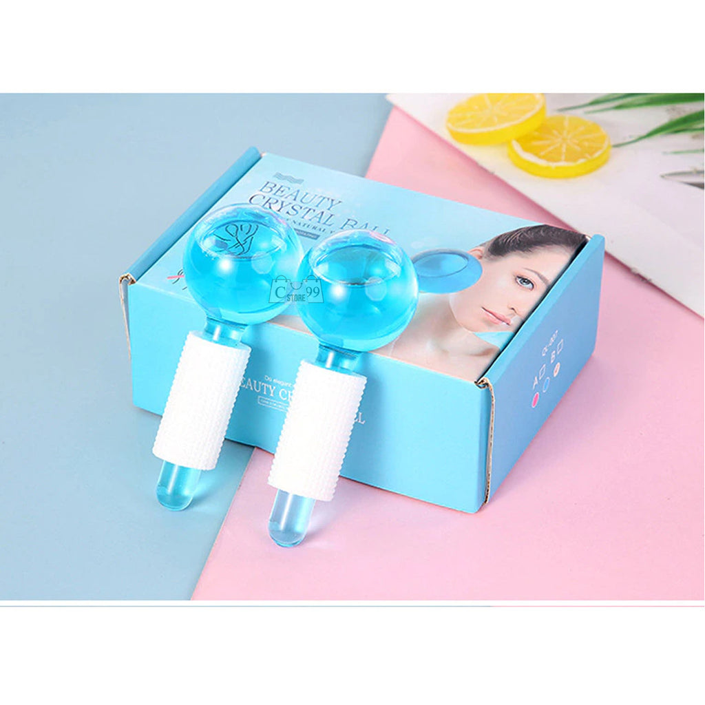 Ice Globe Rodillo frio Para El Rostro x2