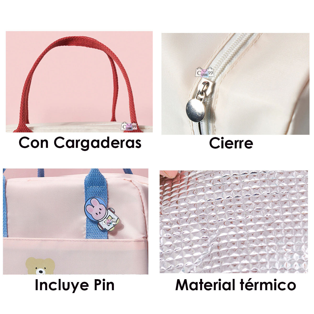 Lonchera Para Mujer Niñas Bolsa Termica
