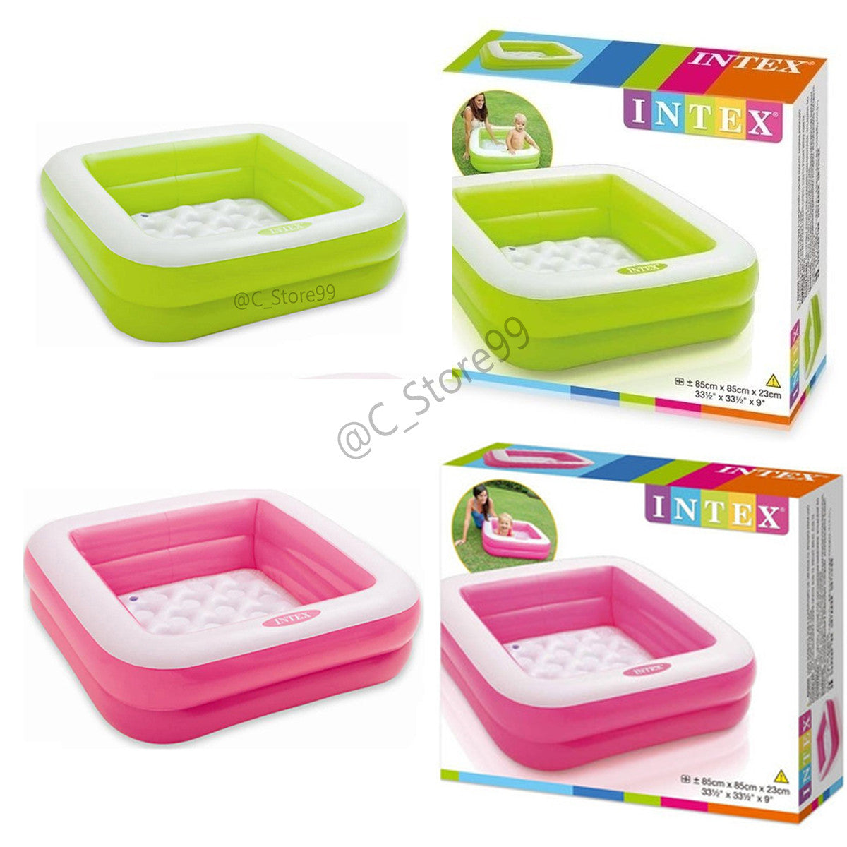Piscina Infantil Inflable Cuadrada 57100