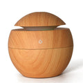 Difusor Y/o Humidificador Redondo Bambú