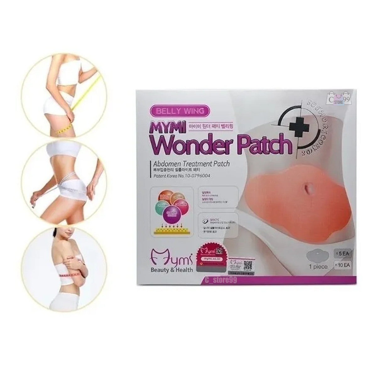 Parche Reductor De Abdomen x 5
