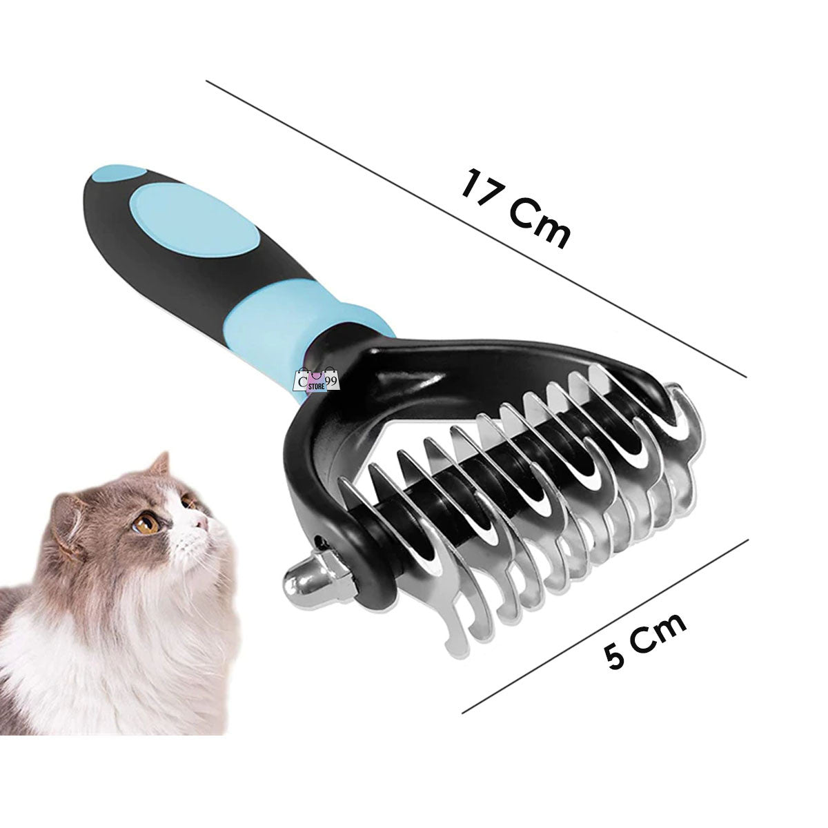 Cepillo De Pelo Rascador Para Mascota