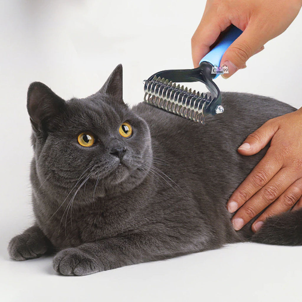 Cepillo De Pelo Rascador Para Mascota