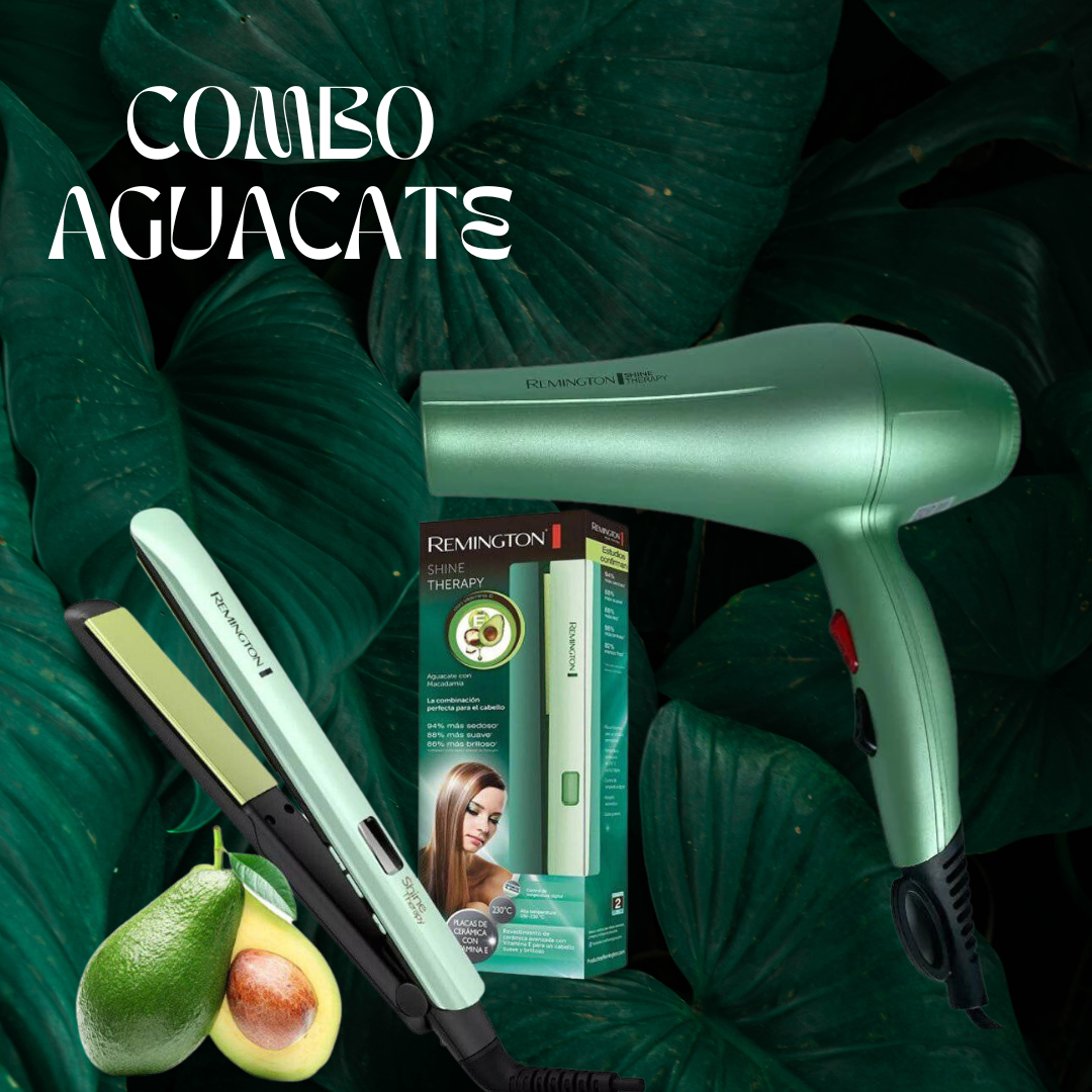 Combo aguacate plancha + secador