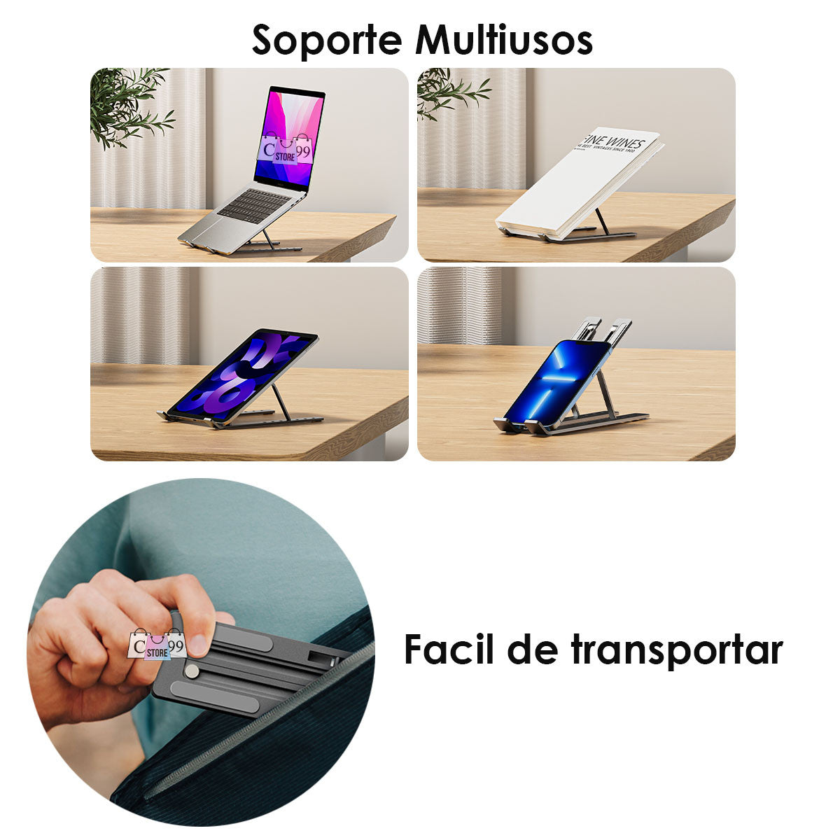 Soporte Antideslizante Para Computador