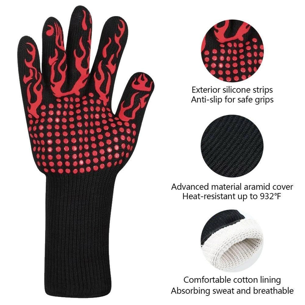 Guantes anticalor resistentes