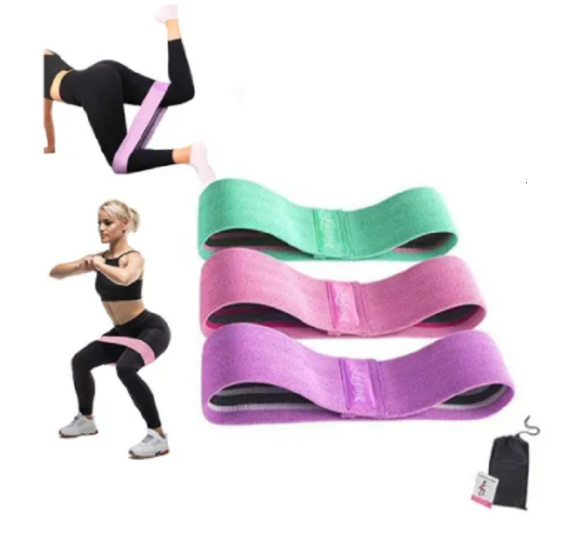 Set Bandas Elásticas De Tela X3 Resisten