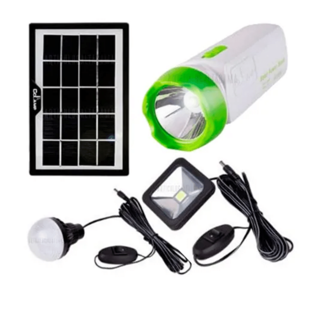 Kit Linterna Recargable 3w Portátil Li