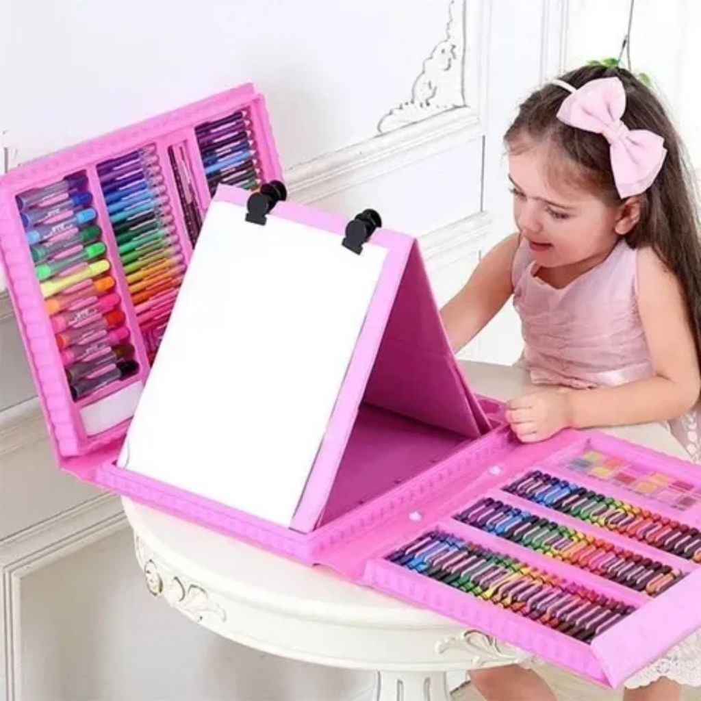 Set De Arte Para Niños 208 Piezas Portát