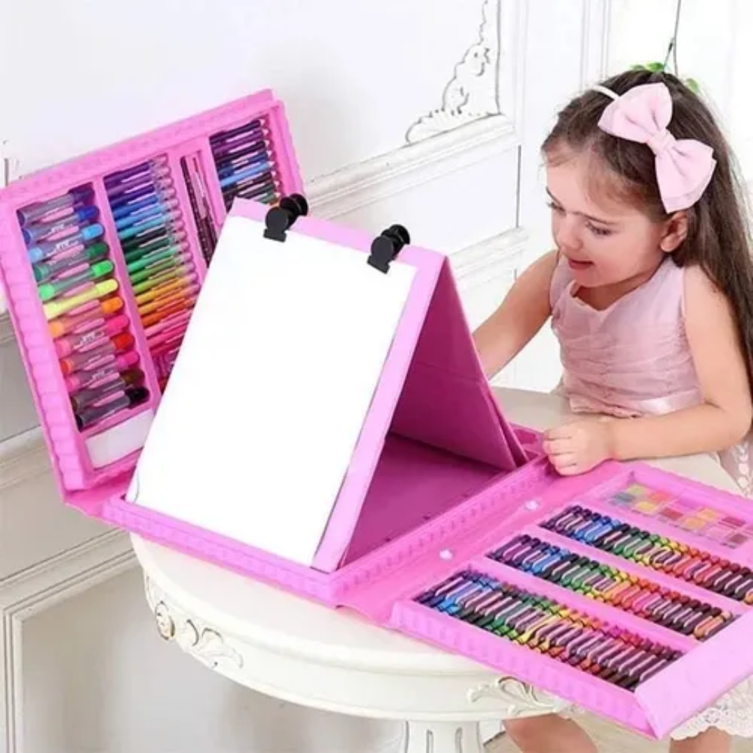 Set De Arte Para Niños 208 Piezas Portát