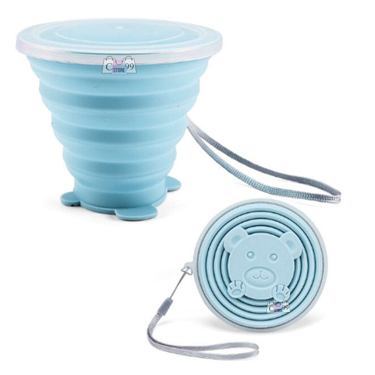 Vaso Plegable Taza Portable En Silicona