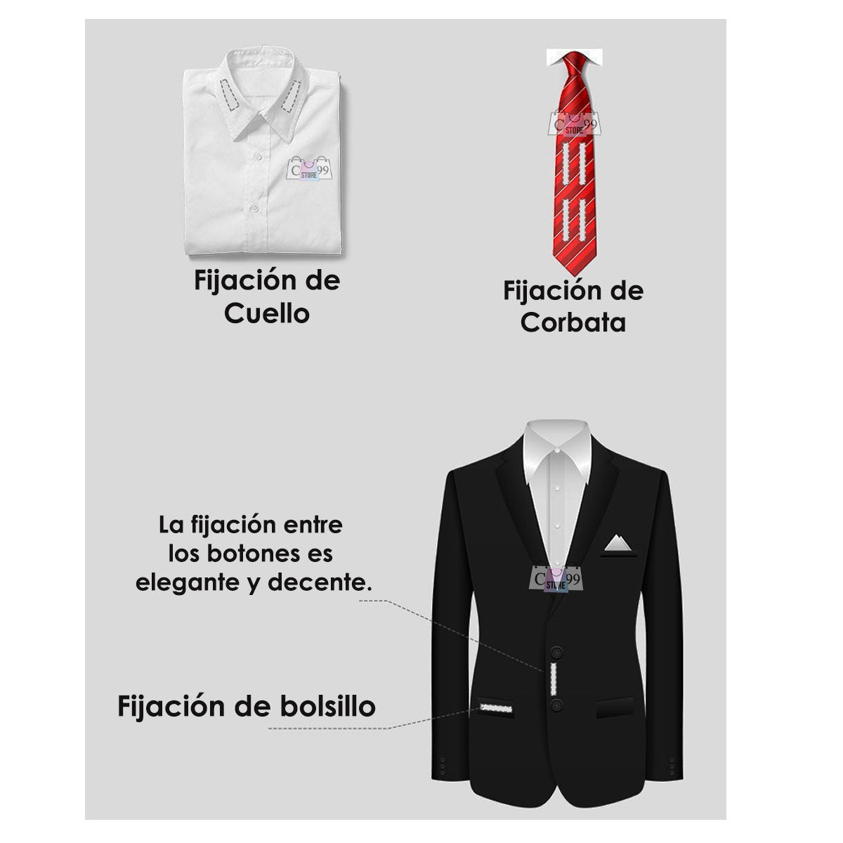 Cinta Para Ropa Adhesiva doble Faz x1
