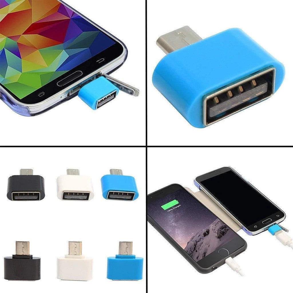 Adaptador Convertidor Otg V8 Micro-usb