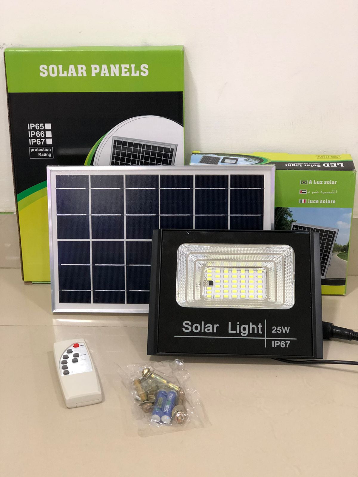 Lámpara Solar De Proyección De Jardín