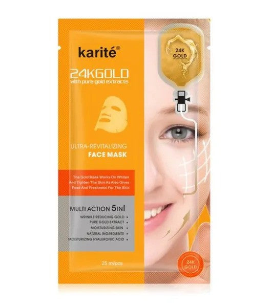 Mascarilla 24k gold karite