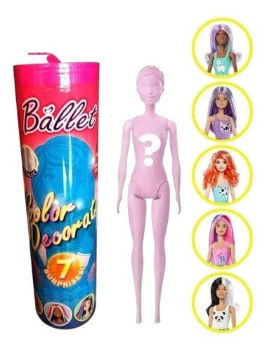 Muñeca ballet color reveal