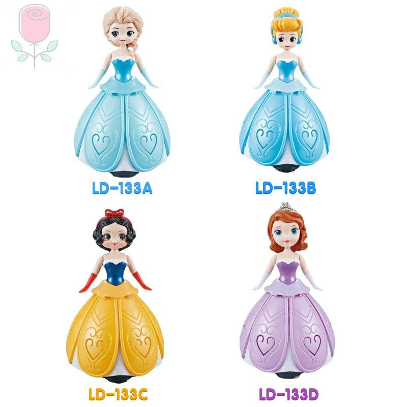 Muñecas de princesas de disney giratoria