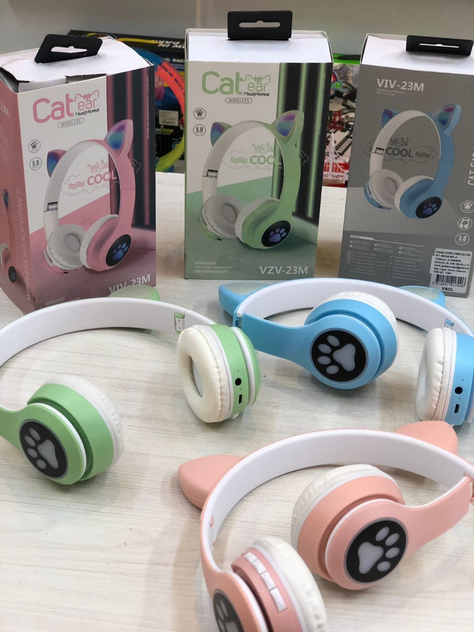 Diadema Bluetooth Con Orejas De Gato Luc