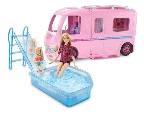 Supercaravana De Barbie Camper Con Pisci