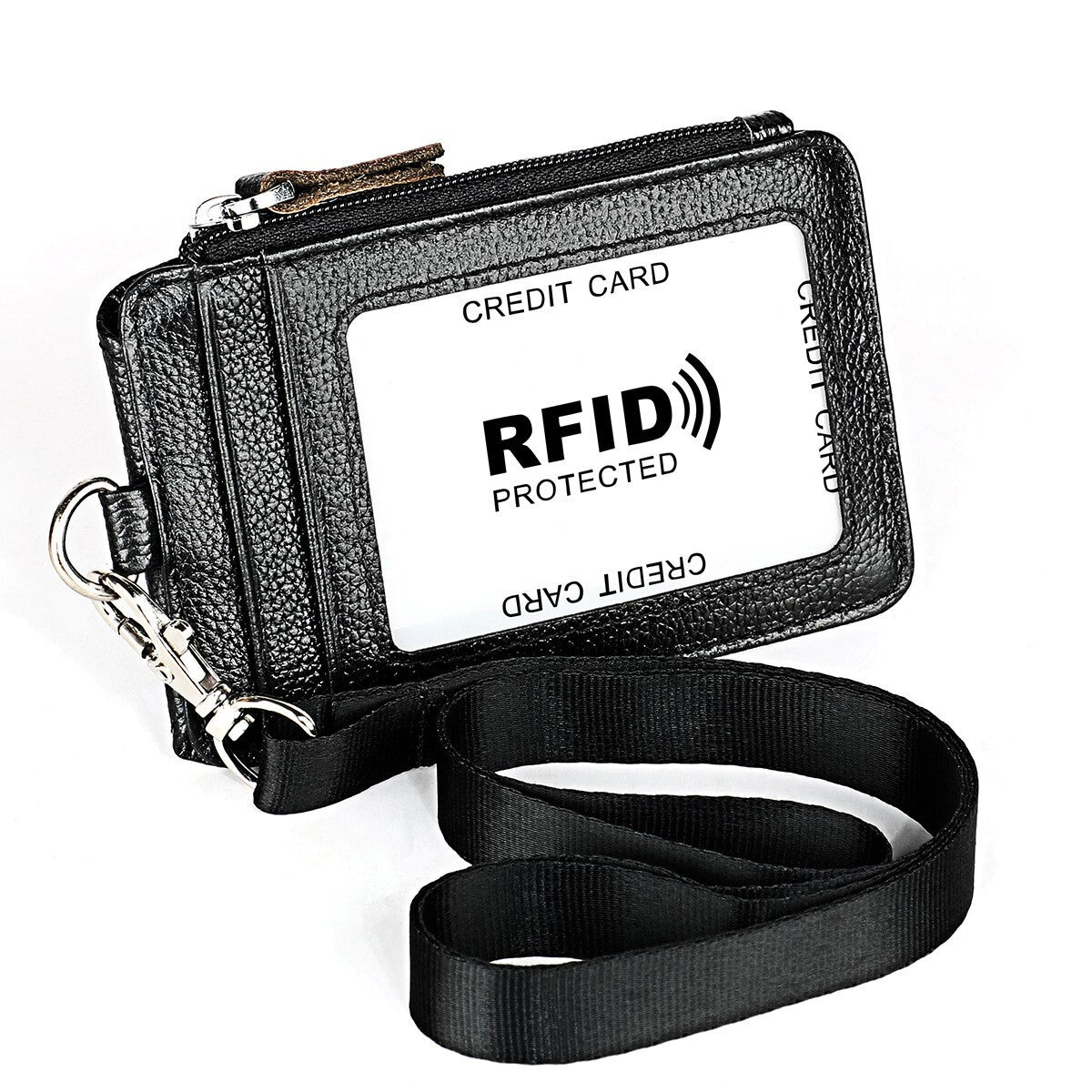 Tarjetero Billetera RFID Con 8 Compartim