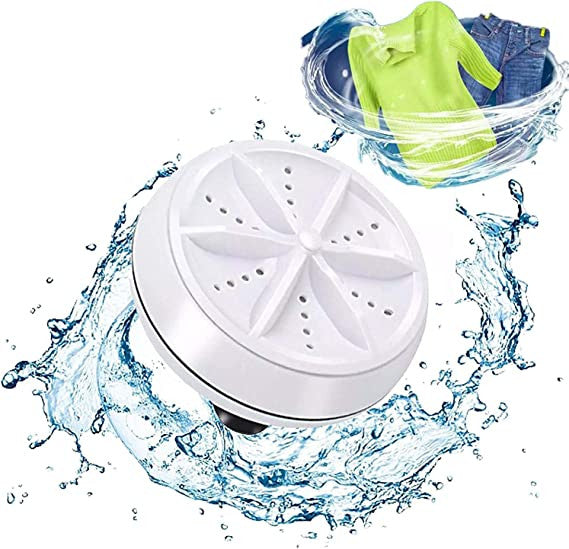 Mini Lavadora Portátil Giratoria USB