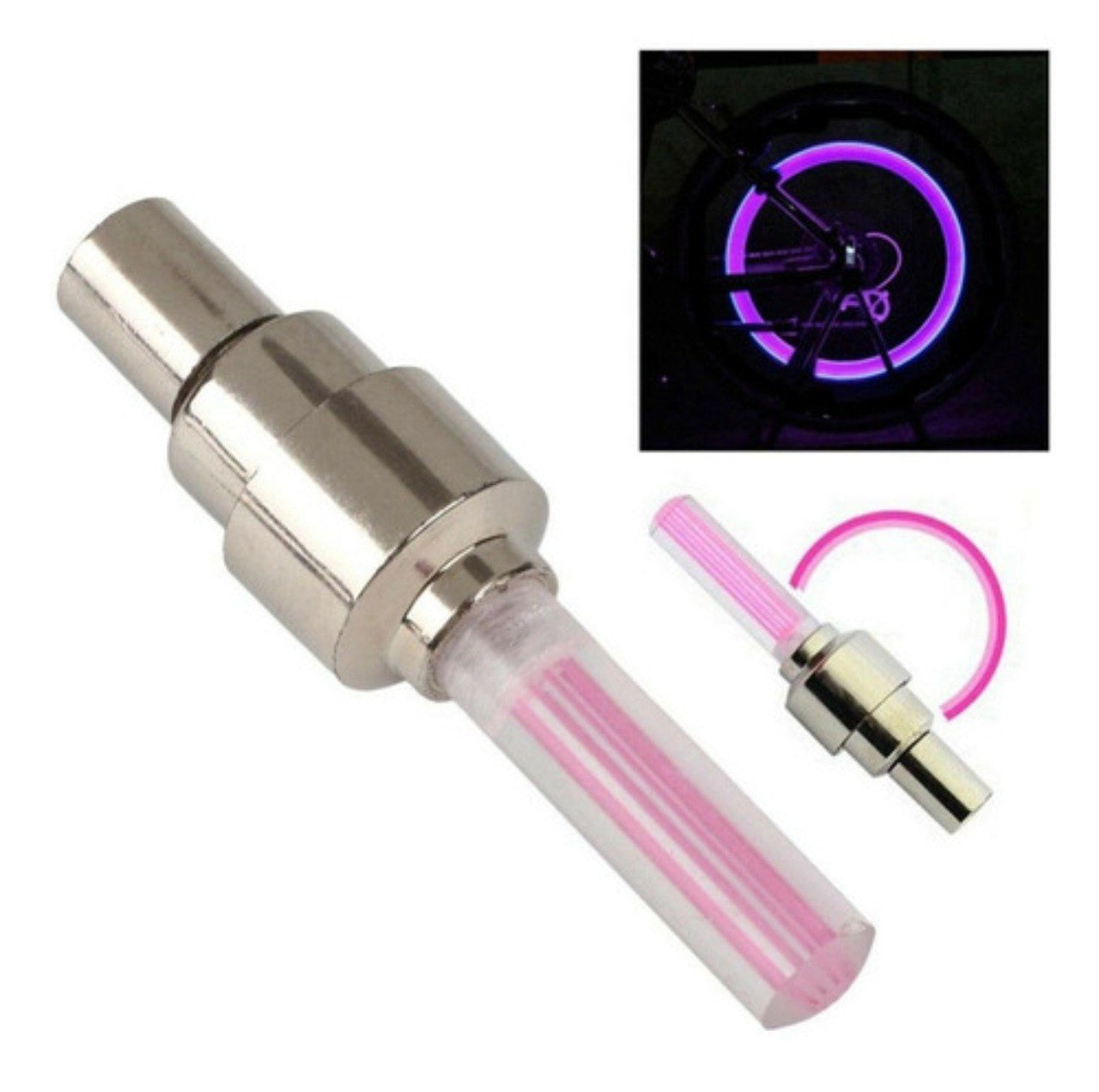 COMBOx4 Luz Bicicleta Led Llanta Neón