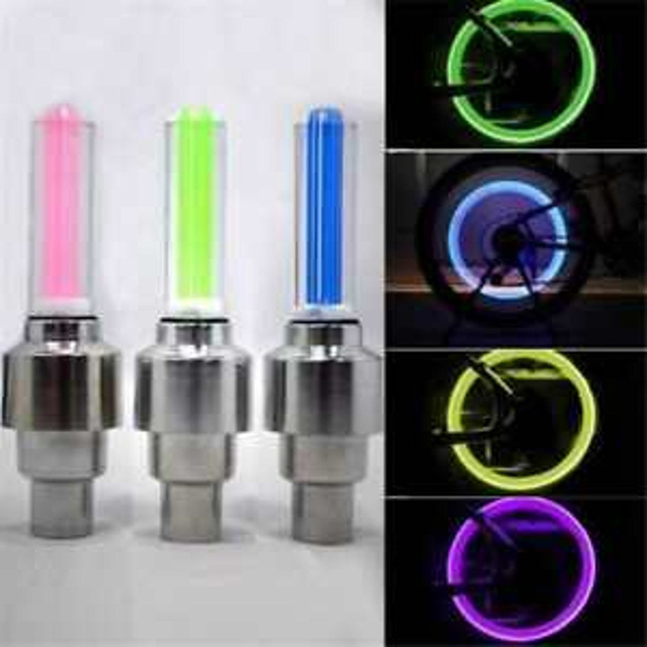 COMBOx4 Luz Bicicleta Led Llanta Neón