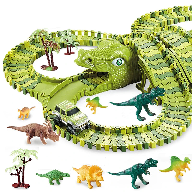 pista diseño dinosaurios gr
