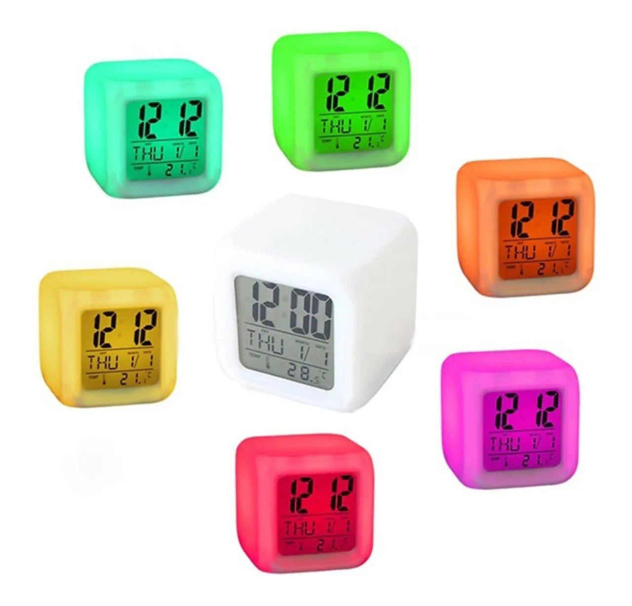 Cubo Despertador Para Niños Con Luces