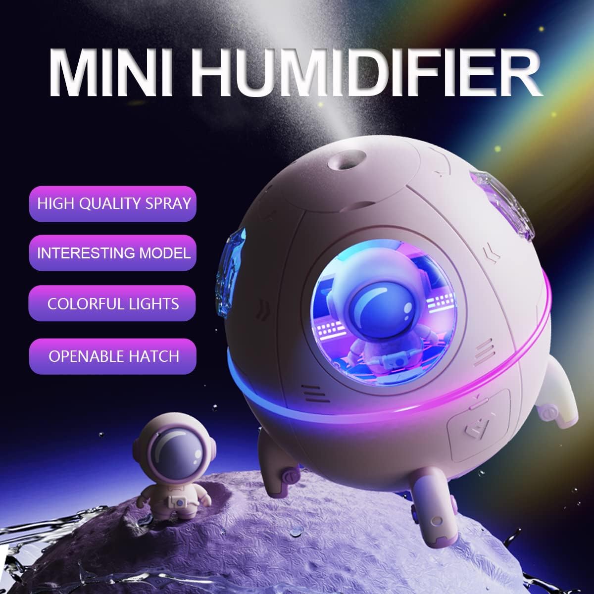 Astronauta En Capsula Humidificador De 2