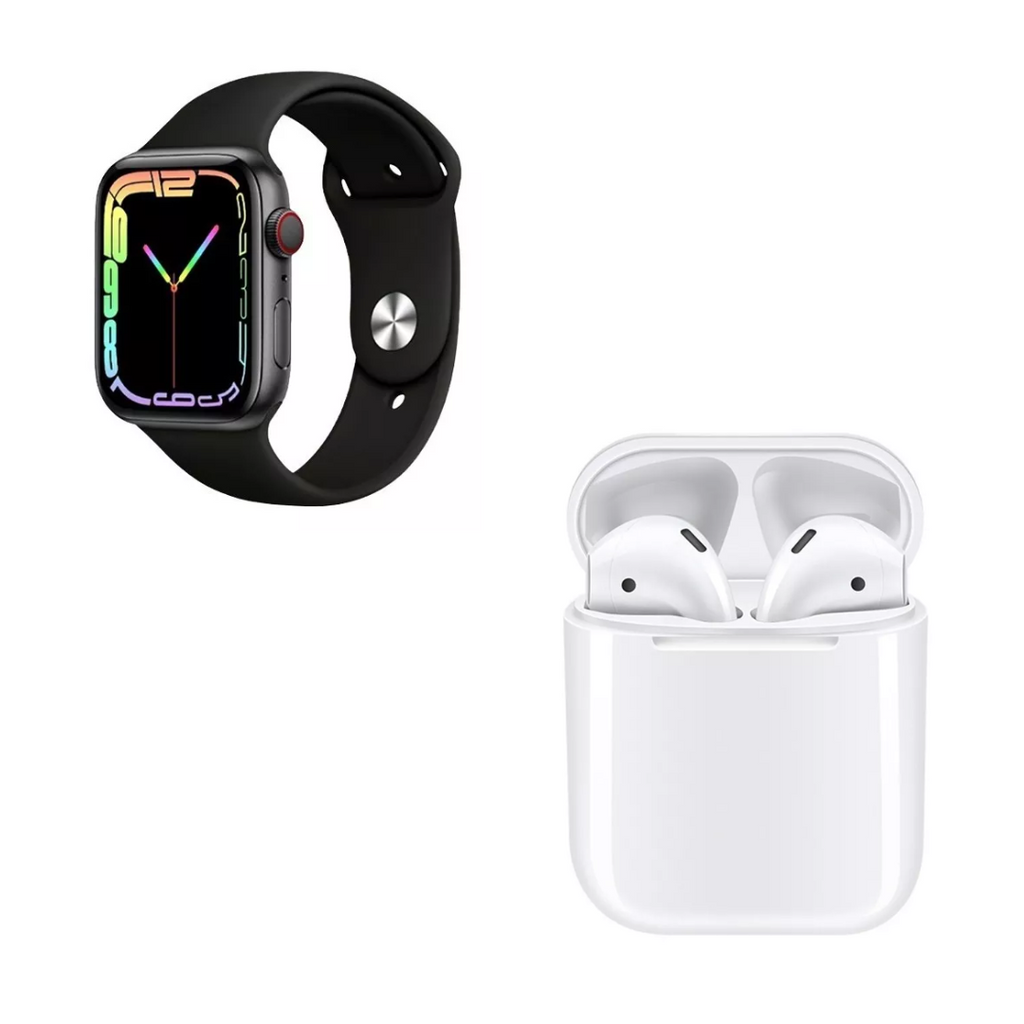 Reloj t500+ audifonos i12