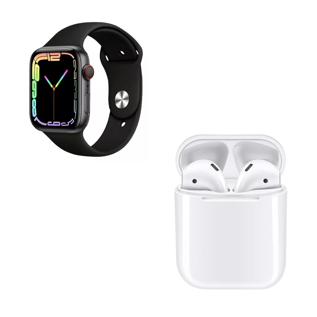 Reloj t500+ audifonos i12
