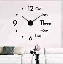 Reloj de pared adhesivo
