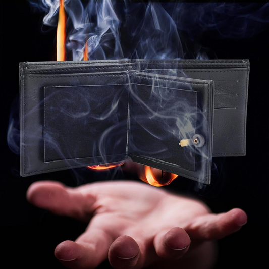 BILLETERA CON FUEGO