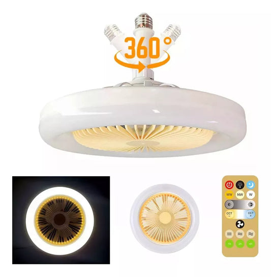 Luz Ventilador Colgante Multifuncion